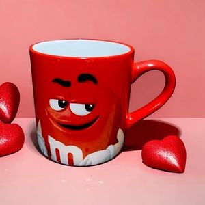 Mars Frankford Candy LLC M&M Coffee Mug Cup Red "Sarcasm Is My Love Language"